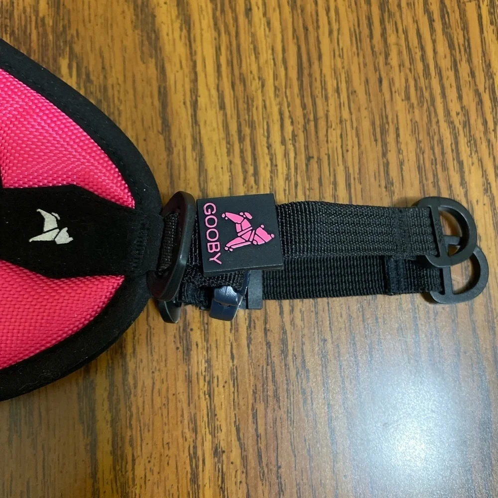 Gooby Pink and Black Dog Harness